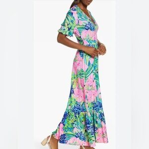 Lilly Pulitzer Emmerson Maxi Wrap Dress NWOT